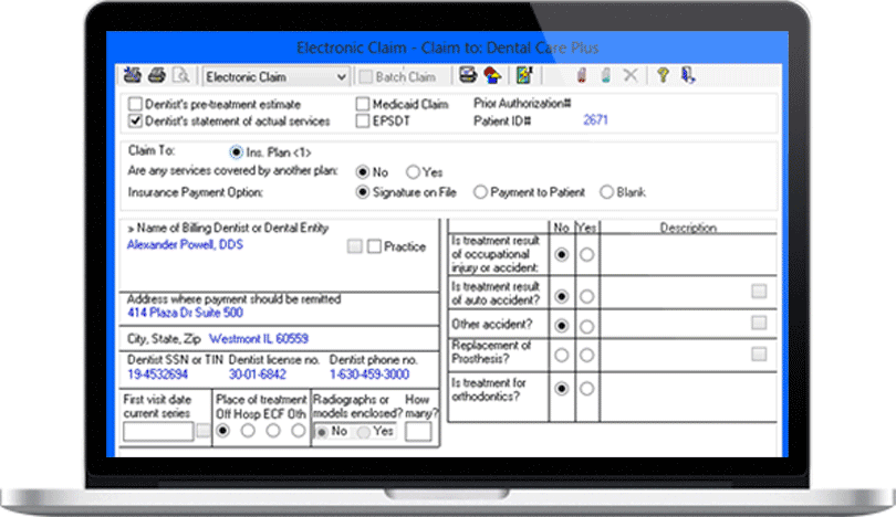 feature-rich check out system for Dental Practice Management Software